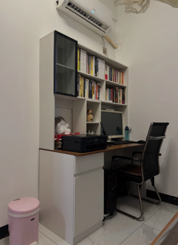 Bàn Học Liền Giá Sách Có Tủ Lưu Trữ Hiện Đại GH-72049