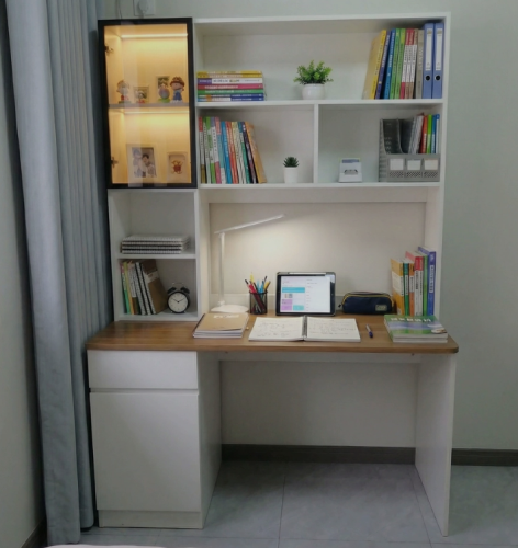 Bàn Học Liền Giá Sách Có Tủ Lưu Trữ Hiện Đại GH-72049