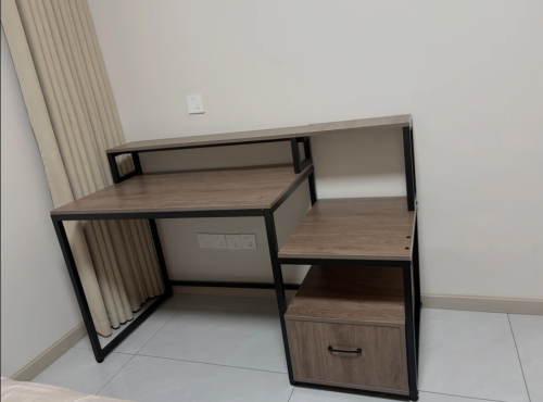Bàn Làm Việc Khung Sắt Có Tầng Để Màn Hình Hiện Đại GH-71042