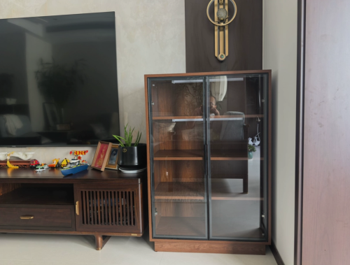 Tủ Decor Cánh Kính Nhiều Tầng Hiện Đại Cho Phòng Khách GH-56007