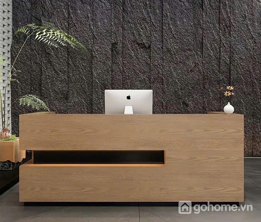 Thiết kế hiện đại tạo điểm nhấn cho khu vực lễ tân