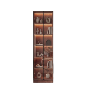 Tủ Trang Trí Gỗ Cánh Kính Đứng Hiện Đại GH-56006 - 800x400x2000mm - GH-56006.2