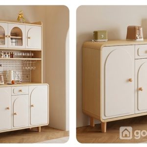Cánh tủ kín kết hợp ngăn kéo tiện lợi