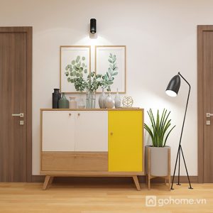 Chân cao giúp không gian phía dưới thông thoáng