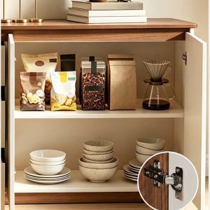 Kết hợp cánh tủ và ngăn kéo tiện dụng