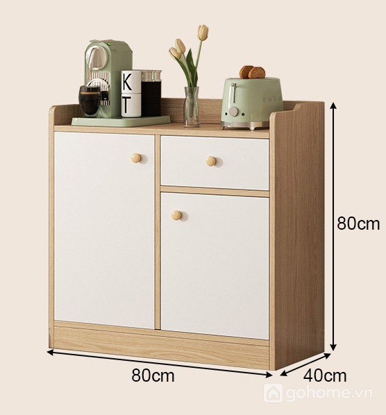 Kích thước chi tiết Tủ Decor Kết Hợp Để Đồ Phòng Khách Tiện Dụng GH-56027
