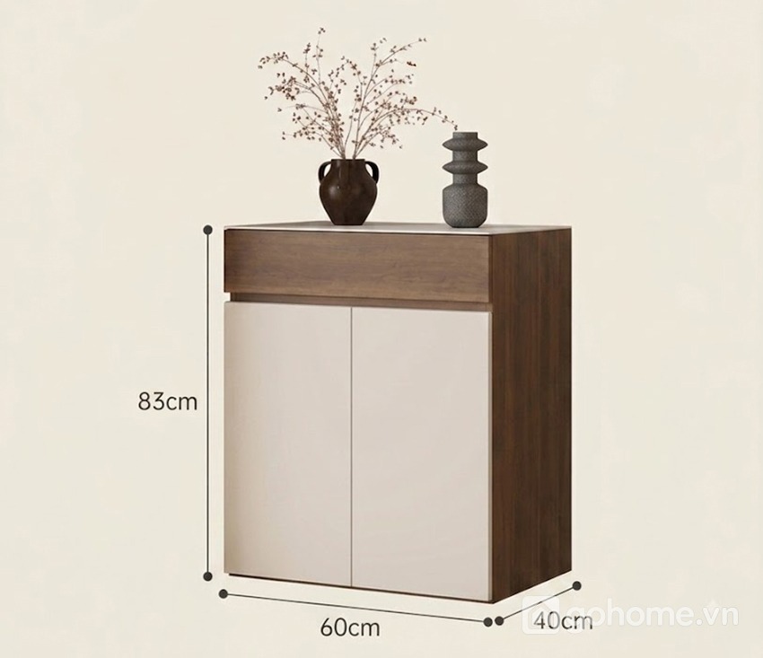 Kích thước chi tiết Tủ Gỗ Nhiều Cánh Phòng Khách Đẹp, Dễ Dùng GH-56021
