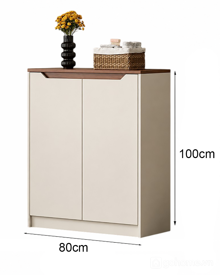 Kích thước chi tiết Tủ Trang Trí Kết Hợp Để Đồ Gọn Đẹp Cho Phòng Khách GH-55026