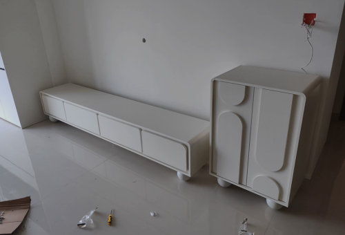 Tủ Lưu Trữ Decor Cửa Nổi Bo Góc GH-56011