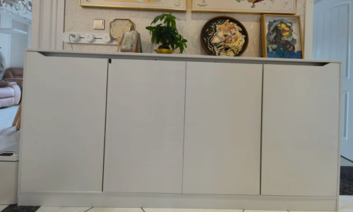 Tủ Trang Trí Kết Hợp Để Đồ Gọn Đẹp Cho Phòng Khách GH-55026