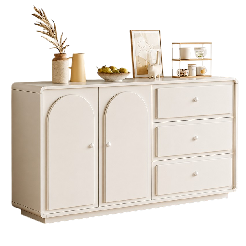 Tủ Decor Cánh Cong Kết Hợp Ngăn Kéo Thiết Kế Tối Giản GH-56016 - 1400x400x860mm - GH-56016.2