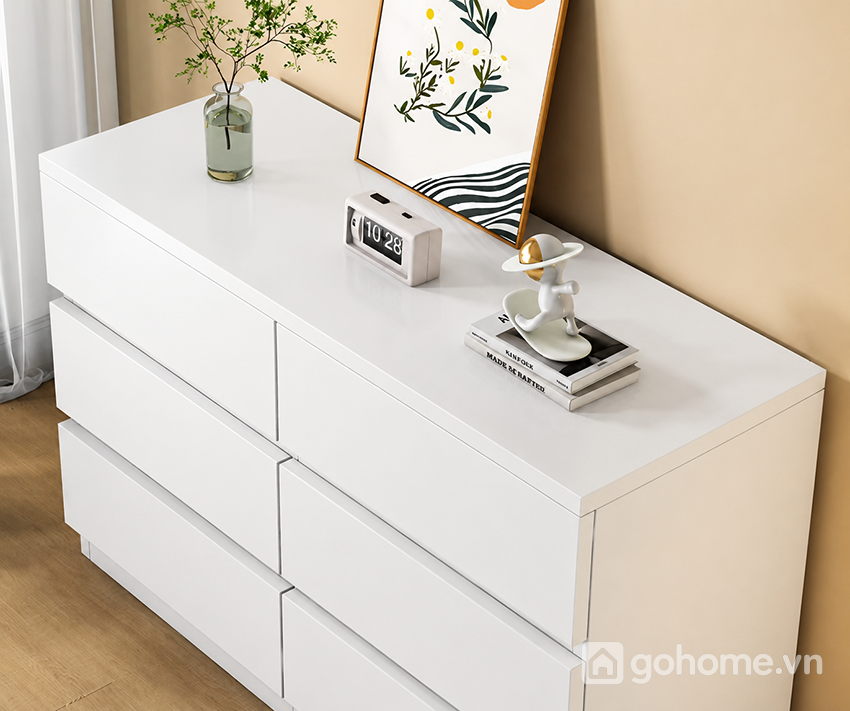 Tủ Decor Có Ngăn Kéo Phòng Khách Gọn Đẹp GH-56029 - hình ảnh thực tế 1