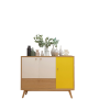 Tủ Decor Gỗ Phòng Khách Phối Màu Đẹp GH-56030 - 1300x400x1000mm - GH-56030.2