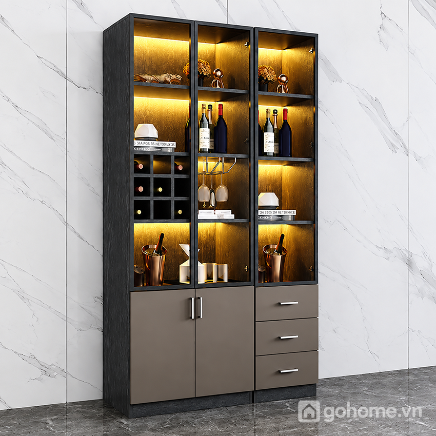 Chất liệu chắc chắn, bề mặt dễ phối nội thất