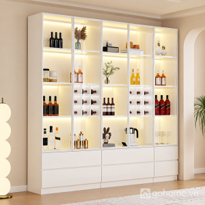 Dễ bố trí trong phòng khách và phòng ăn