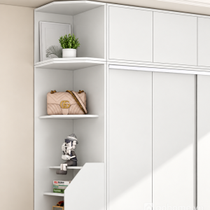 Kệ bên hông tiện để túi xách và đồ trang trí