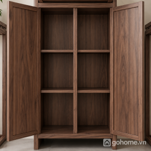 Khoang đặt tượng sâu kết hợp tủ lưu trữ tiện lợi