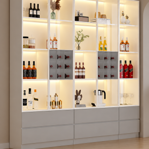 Khoang decor có đèn hỗ trợ trưng bày