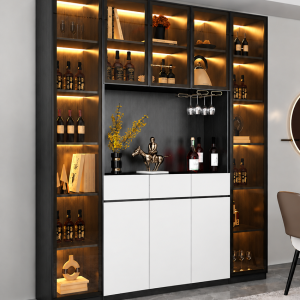 Khoang trưng bày có đèn led tạo điểm nhấn