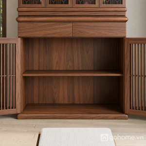 Mặt thờ hai tầng kết hợp khoang lưu trữ tiện lợi