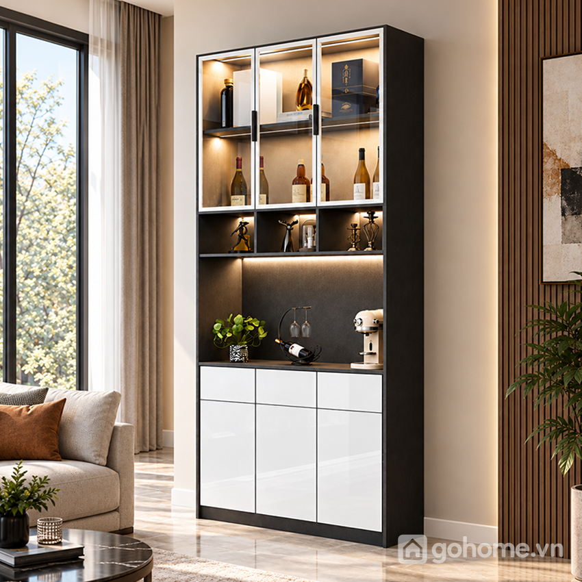 Ngăn kéo và tủ kín hỗ trợ lưu trữ gọn hơn