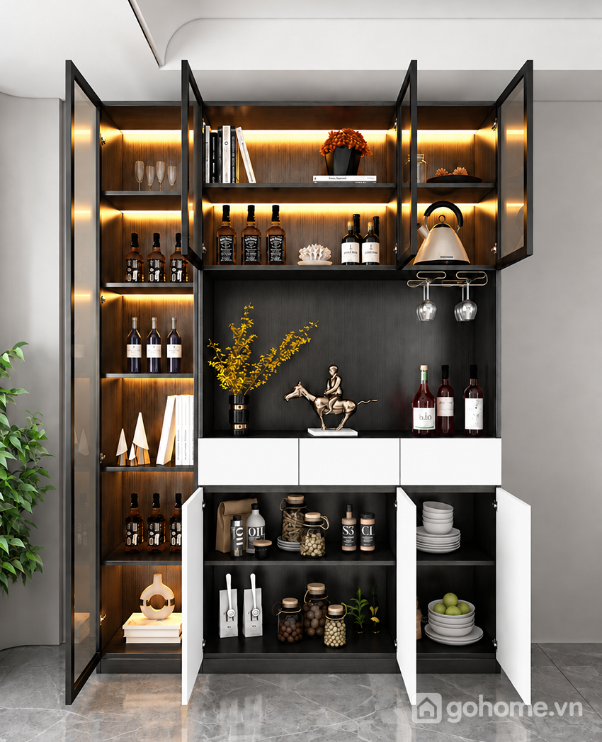 Phù hợp bố trí tại phòng khách và phòng ăn