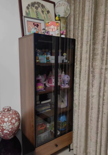 Tủ Rượu Cánh Kính Khung Gỗ Hiện Đại GH-54012