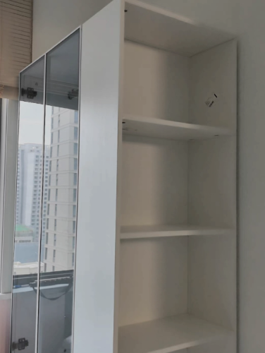 Tủ Quần Áo Cánh Kính Kết Hợp Kệ Bên Hông GH-13093