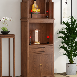 Thiết kế hai tầng phân chia không gian thờ rõ ràng