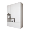 Tủ Áo Gỗ Tối Giản Hiện Đại Nhiều Khoang GH-13097 - 1600x600x2400mm - GH-13097.2