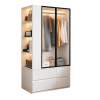 Tủ Quần Áo Cánh Kính Kết Hợp Kệ Bên Hông GH-13093 - 1200x600x2000mm - GH-13093.2