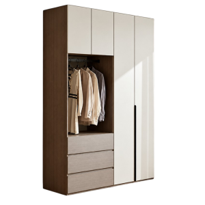 Tủ Quần Áo Có Khoang Treo Đồ Mở Và Ngăn Kéo Tiện Lợi GH-13094 - 2400x400x2400mm - GH-13094.2