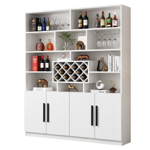 Tủ Trưng Rượu Kết Hợp Kệ Decor Hiện Đại GH-54014 - 1600x400x2000mm - GH-54014.3