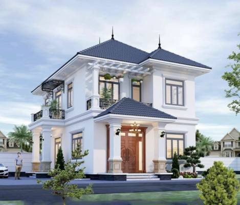 Nhà mái nhật tân cổ điển