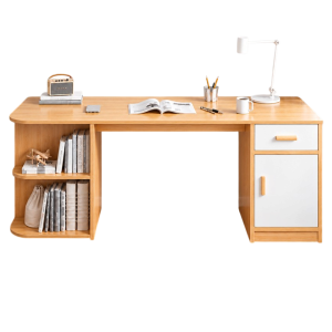 Bàn Học Có Kệ Sách Bên Hông Và Tủ Lưu Trữ GH-72055 - 1600x400x750mm - GH-72055.2