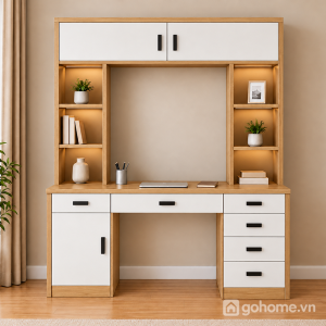 Bàn Học Đa Năng Nhiều Khoang Lưu Trữ GH-72059 - ảnh chi tiết 1