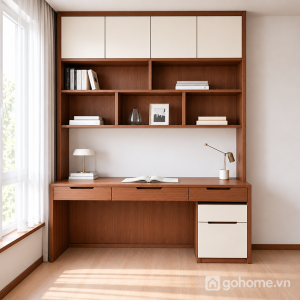 Bàn Học Liền Hệ Tủ Sách Phong Cách Hiện Đại GH-72054 - ảnh chi tiết 1