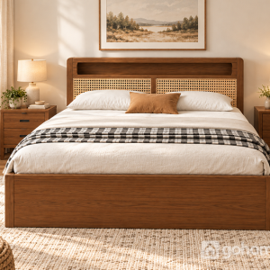 Bề mặt vân gỗ ấm áp, dễ phối nội thất