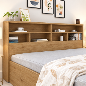 Giá sách đầu giường tăng không gian sắp xếp đồ dùng