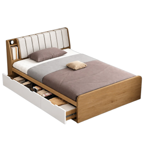 Giường Đa Năng Kết Hợp Đệm Đầu Giường Và Ngăn Kéo GH-11067 - Lọt đệm 1m8 - GH-11067.2