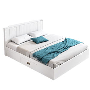 Giường Ngủ Đa Năng Kết Hợp Đệm Đầu Giường Và Hộc Chứa Đồ GH-11076 - Lọt đệm 1m8 - GH-11076.2