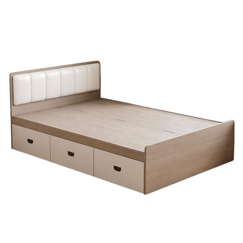 Giường Ngủ Đầu Giường Bọc Đệm Tích Hợp Hộc Kéo GH-11068 - Lọt đệm 1m8 - GH-11068.3