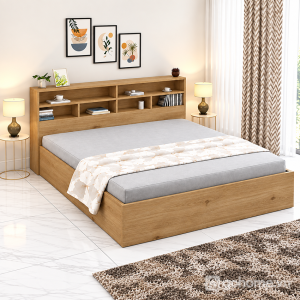 Giường Ngủ Tích Hợp Giá Sách Đầu Giường Nhiều Ngăn GH-11064 - ảnh chi tiết 1