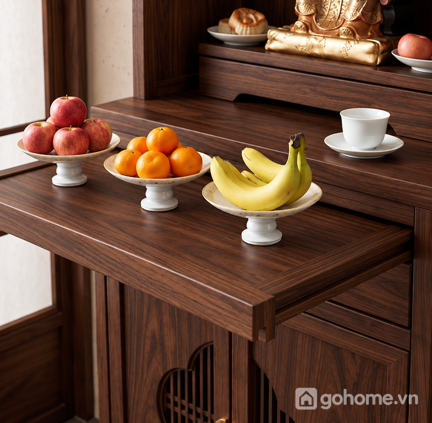 Ngăn kéo và tủ hai cánh tăng khả năng lưu trữ