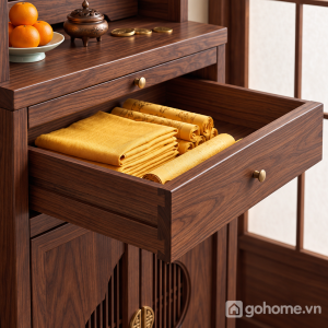 Ngăn kéo và tủ hai cánh tăng khả năng lưu trữ