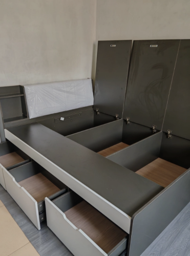 Giường Đa Năng Kết Hợp Đệm Đầu Giường Và Ngăn Kéo GH-11067