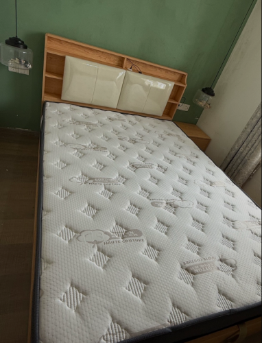 Giường Ngủ Đầu Giường Liền Kệ Phong Cách Hiện Đại GH-11071
