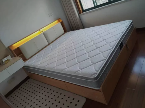 Giường Ngủ Đầu Giường Liền Kệ Phong Cách Hiện Đại GH-11071