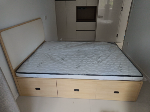 Giường Ngủ Đầu Giường Bọc Nệm Phong Cách Tối Giản GH-11072