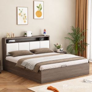Thiết kế giường hộp gọn gàng, hiện đại